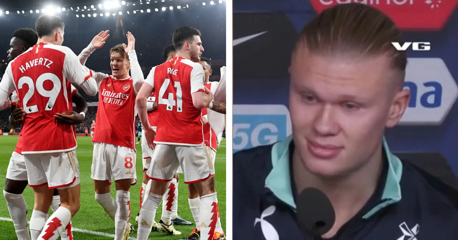 Erling Haaland names one Arsenal player who would make Man City better