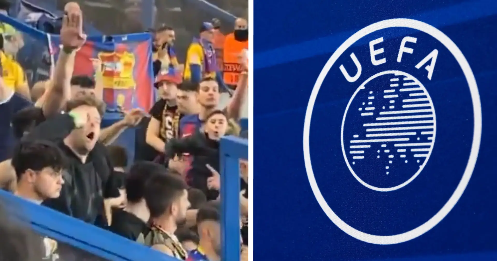 L'UEFA se saisit du dossier des fans du Barça coupables de saluts nazis au Parc des Princes, le Barça risque une sanction