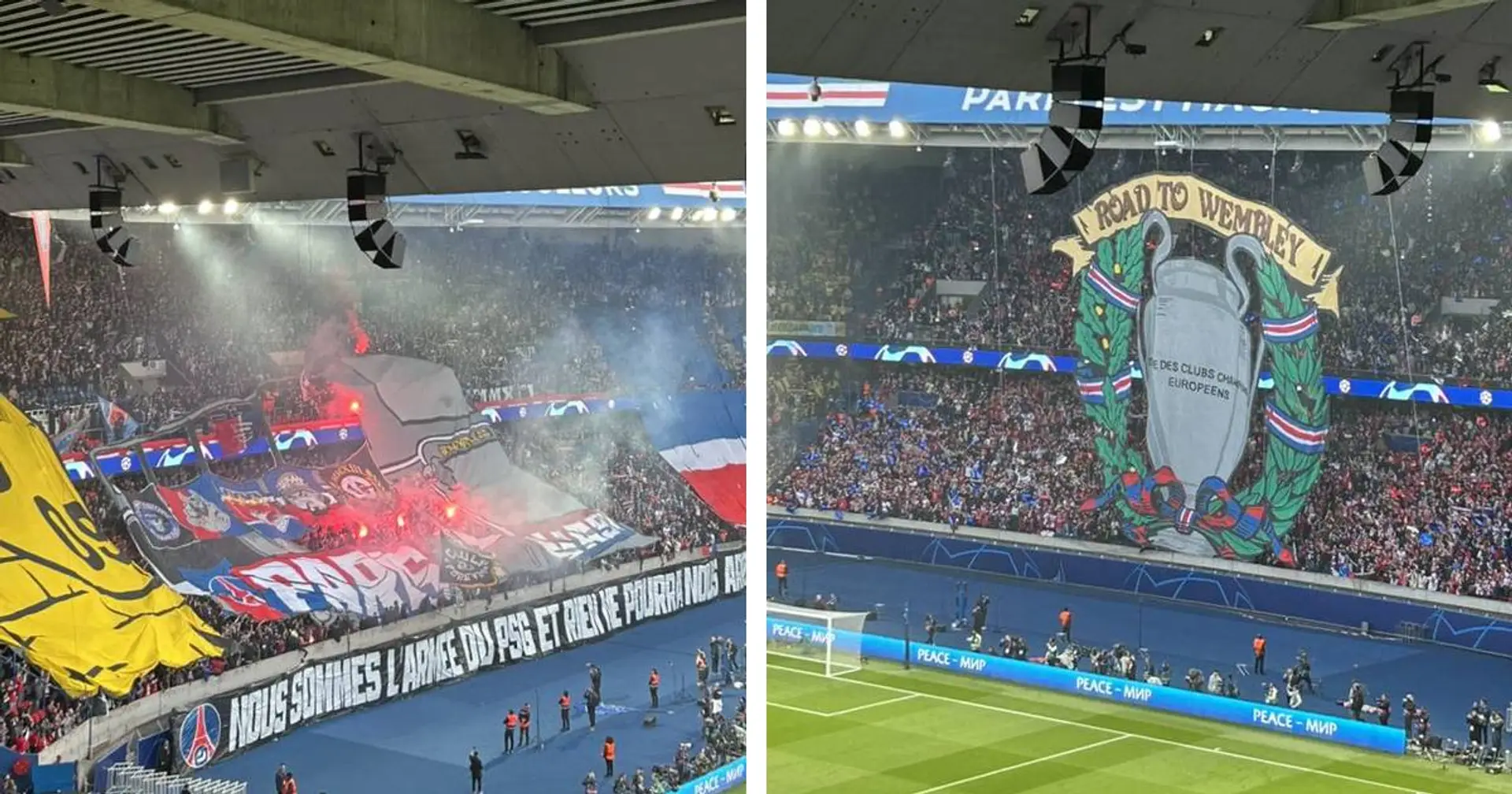 La performance XXL des fans du PSG vs Dortmund en 4 images