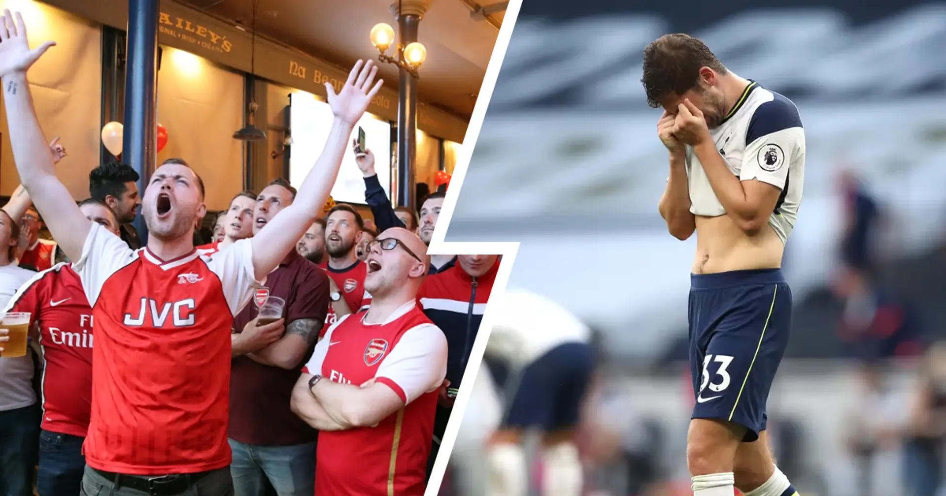 'Doherty only deleted his tweets but he couldn’t remove his feelings for Arsenal': Gunners fans react to Tottenham defeat