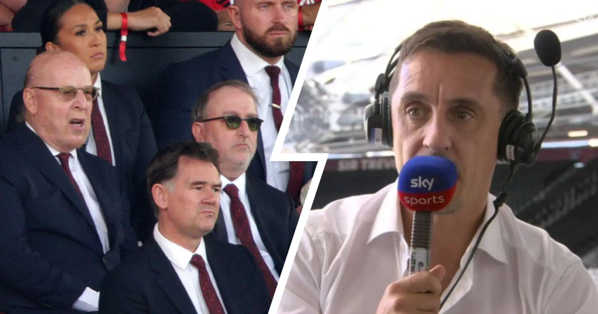 'It's now': Gary Neville renews calls for Glazers to sell Man United