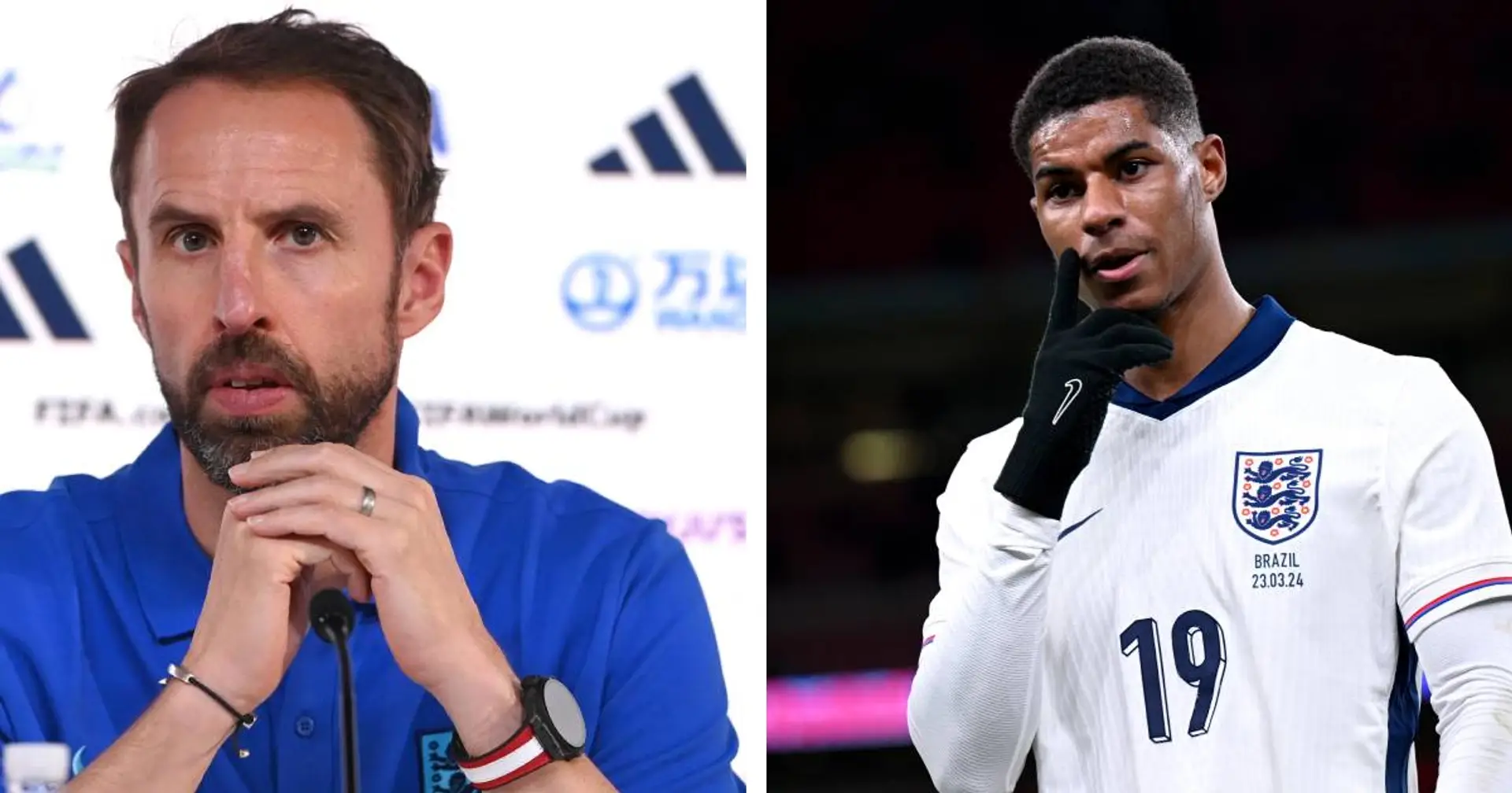 Gareth Southgate reminds Marcus Rashford about competition for England role before Euro 2024