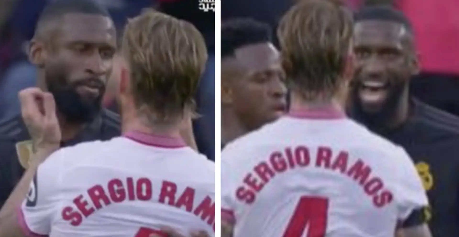 What Sergio Ramos actually told Rudiger during bust-up
