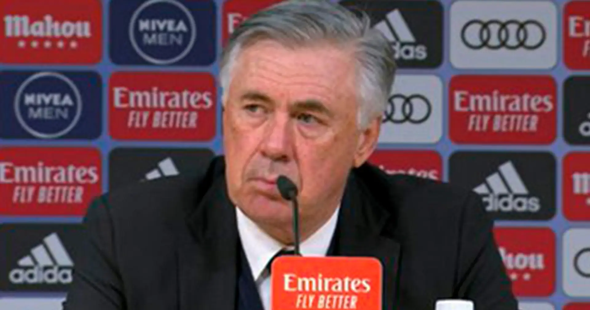 Ancelotti nombra a 2 jugadores que no viajarán a Arabia Saudita para la Supercopa