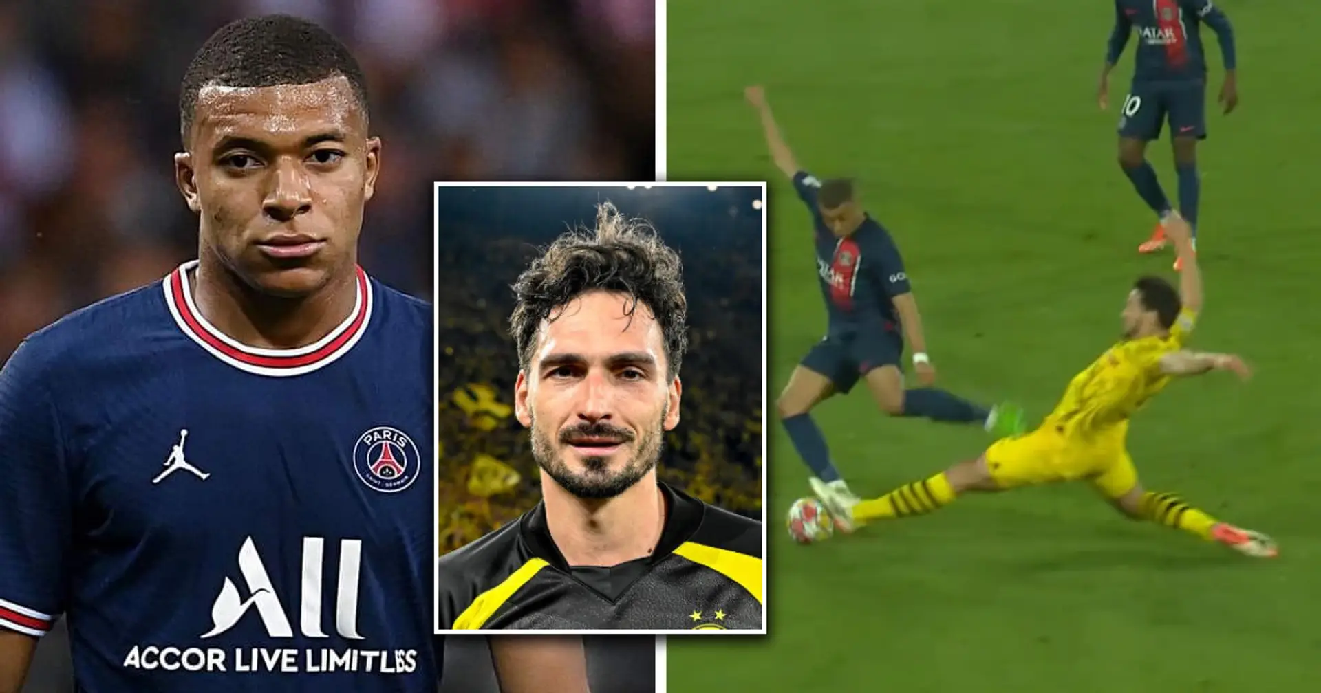 Aperçu - Le sauvetage miraculeux d'Hummels sur Mbappé ou la totale impuissance du PSG contre Dortmund