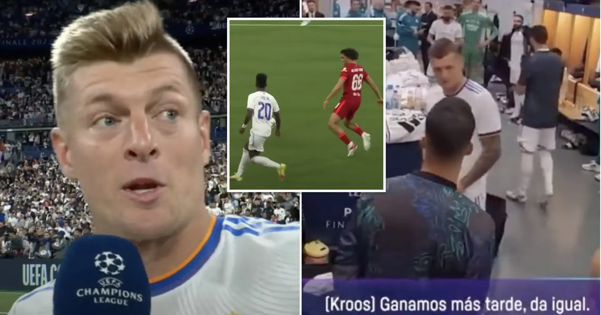 La brillante reacción de Toni Kroos al retraso de la final de la Liga de Campeones vs Liverpool captada por la cámara