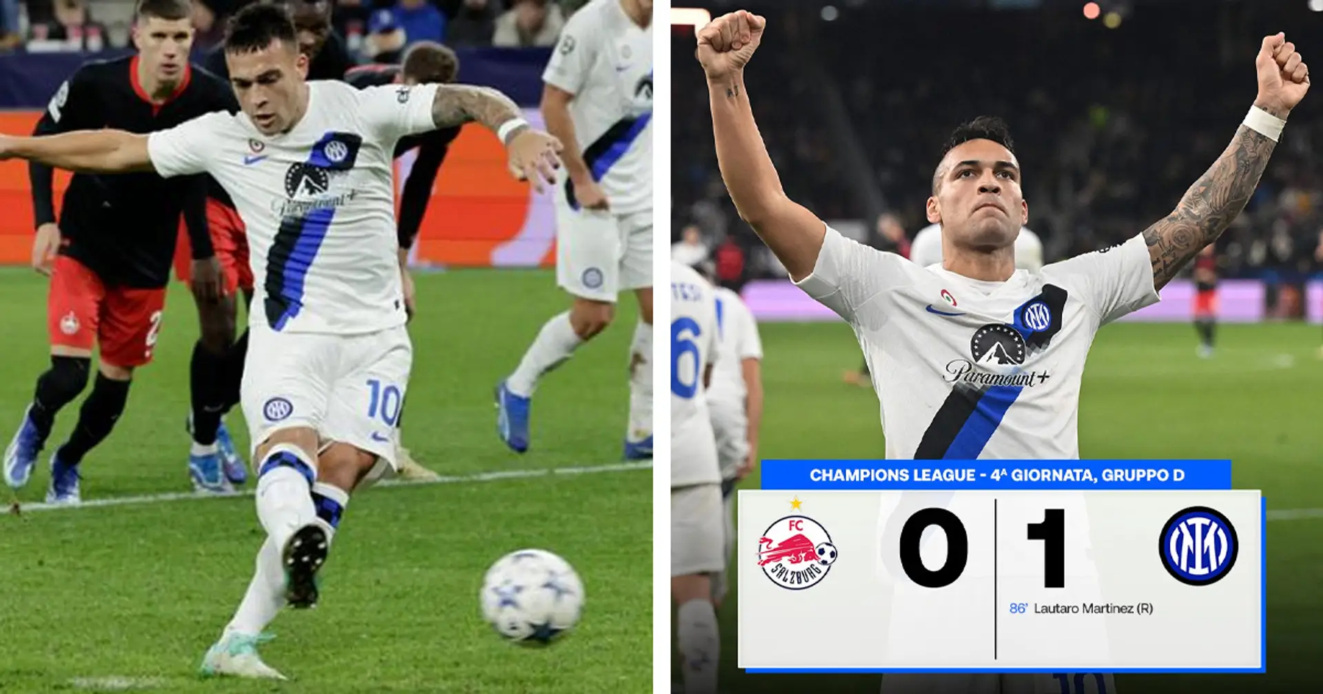 HIGHLIGHTS, Salisburgo 0-1 Inter: rivivi le emozioni della vittoria dei Nerazzurri in Champions League
