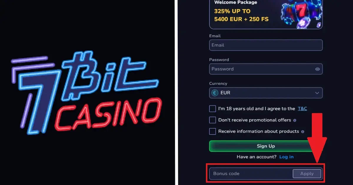 7bit casino login