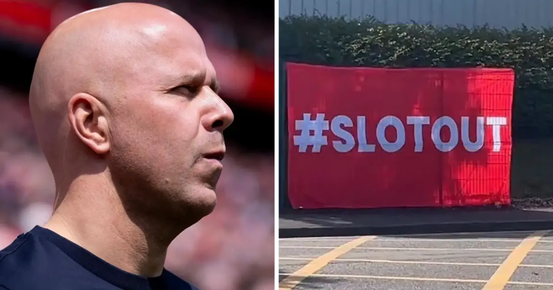 '#SlotOut': Liverpool fans display banner at AXA Training Centre amid ...
