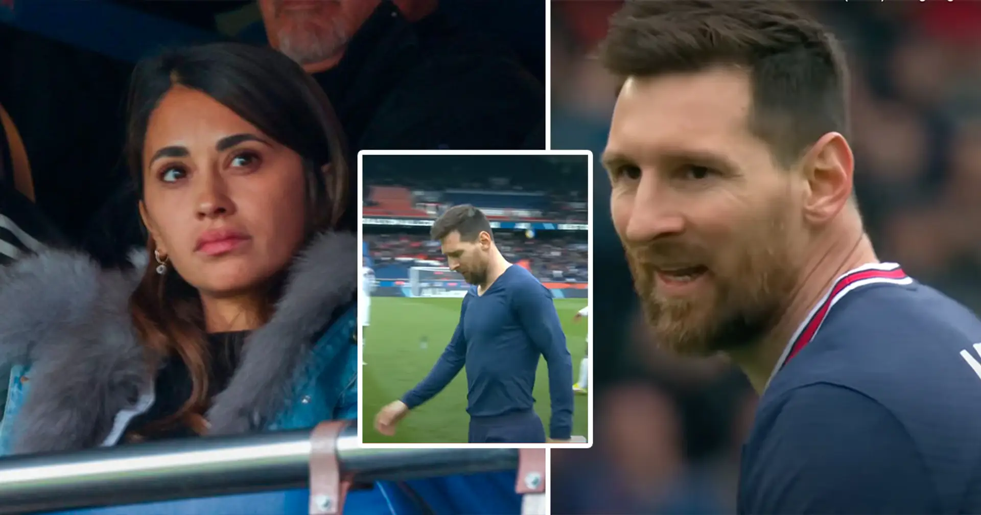 Antonella a les larmes aux yeux après que Leo Messi a été hué par les fans du PSG