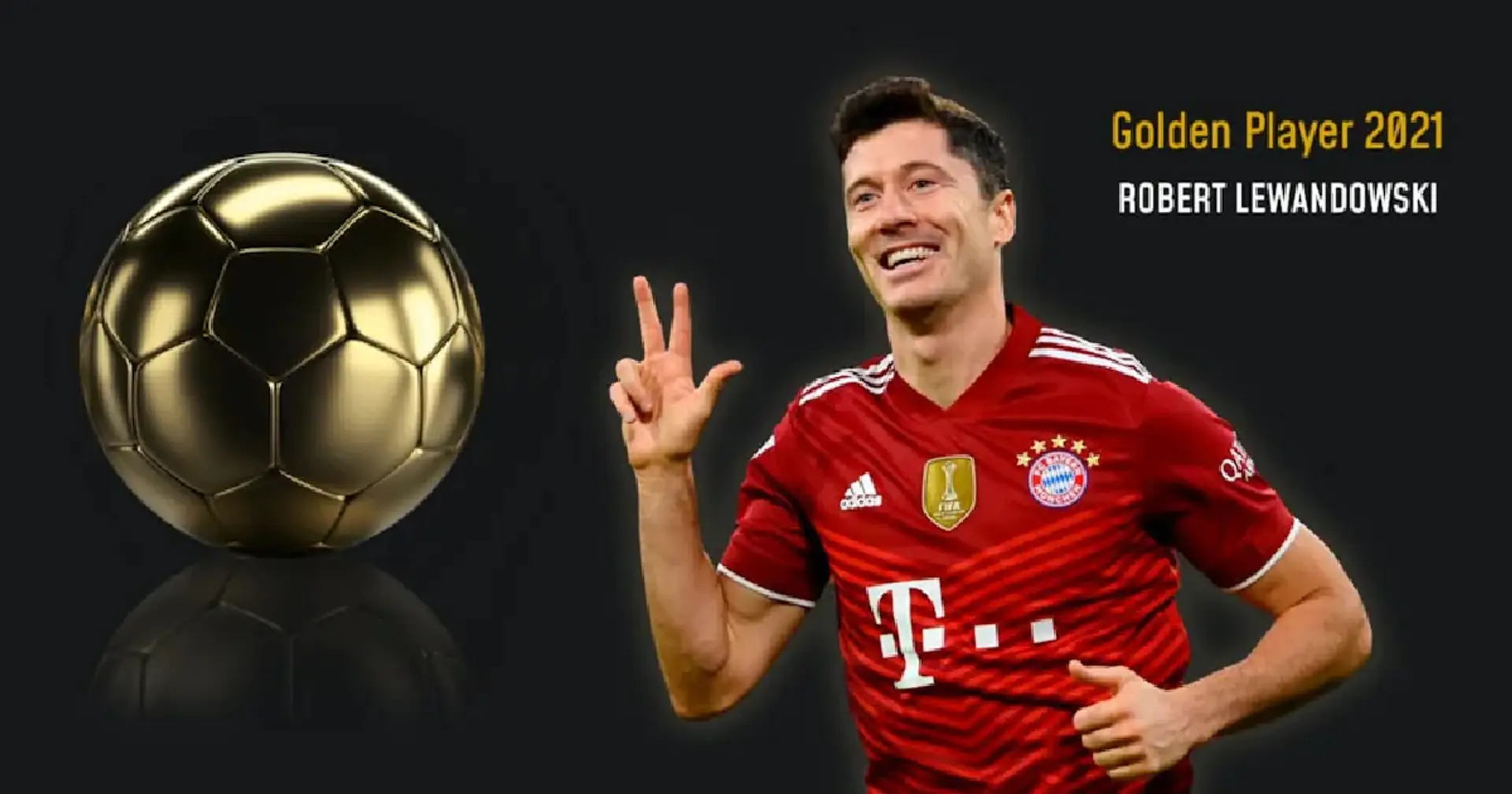Robert Lewandowski wins prestigious 2021 Golden Player award