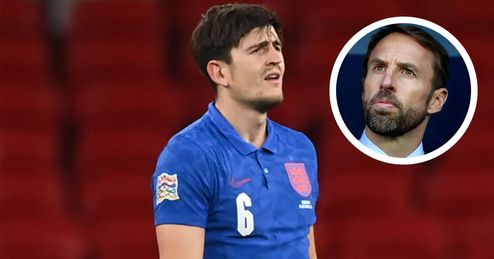 ‘He’ll come through, be a better player and a stronger man for it’: Gareth Southgate defends Maguire after sending-off against Denmark