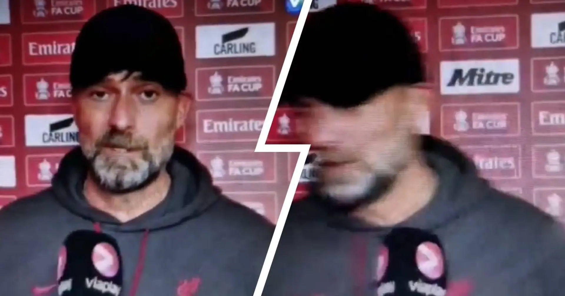 'You are not in a great shape, I have no nerves for you': Jurgen Klopp snaps at reporter after Man United defeat