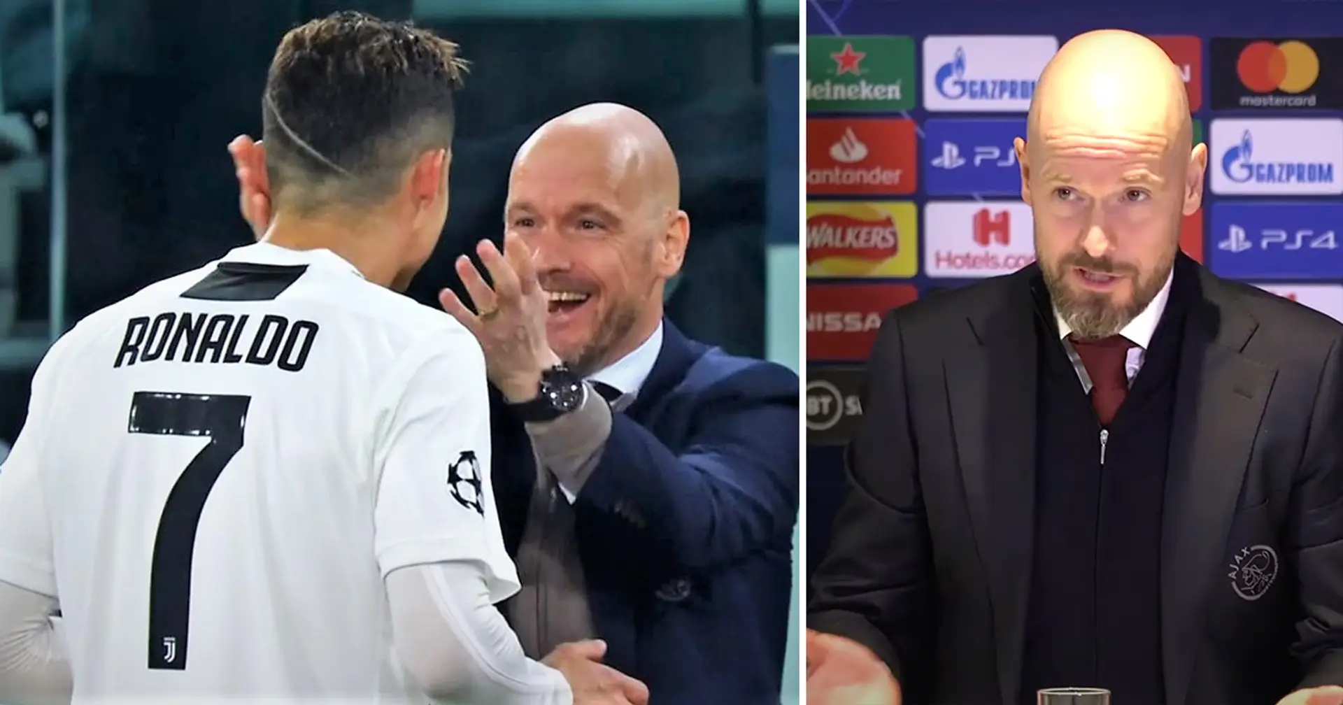What Erik Ten Hag said about Cristiano Ronaldo when his Ajax faced Juventus back in 2019