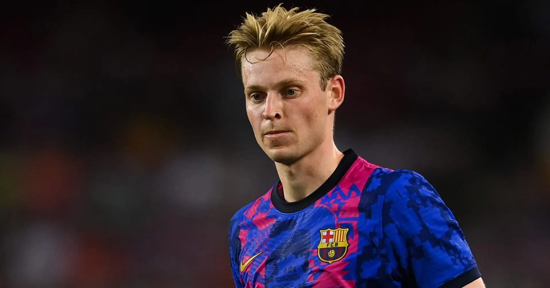 Frenkie de Jong played against Dynamo through injury as he wanted to help Barca