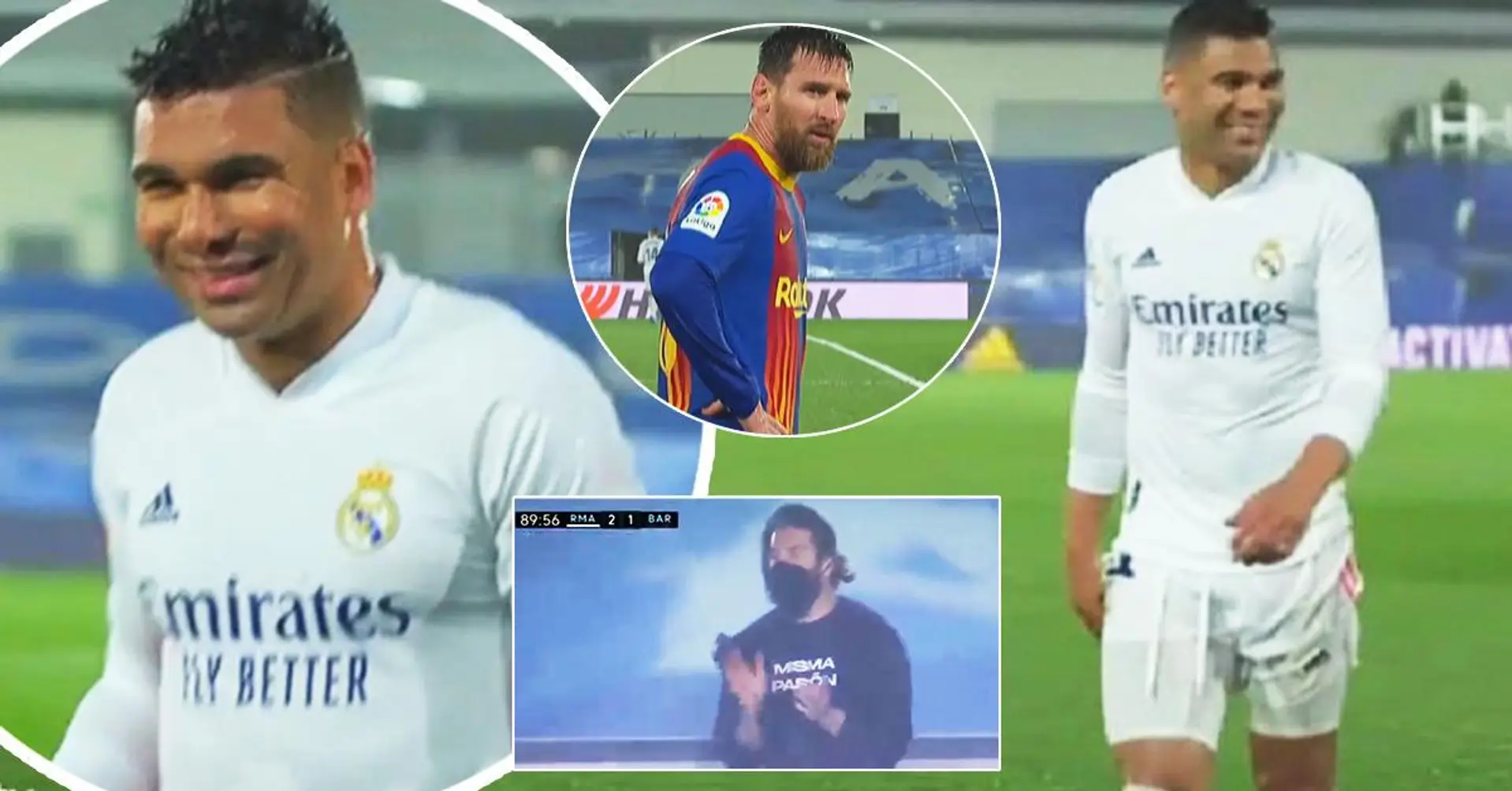 'La mia capra': i fan notano che Casemiro 'trolla' i giocatori del Barca durante El Clasico, gli screenshot diventano virali