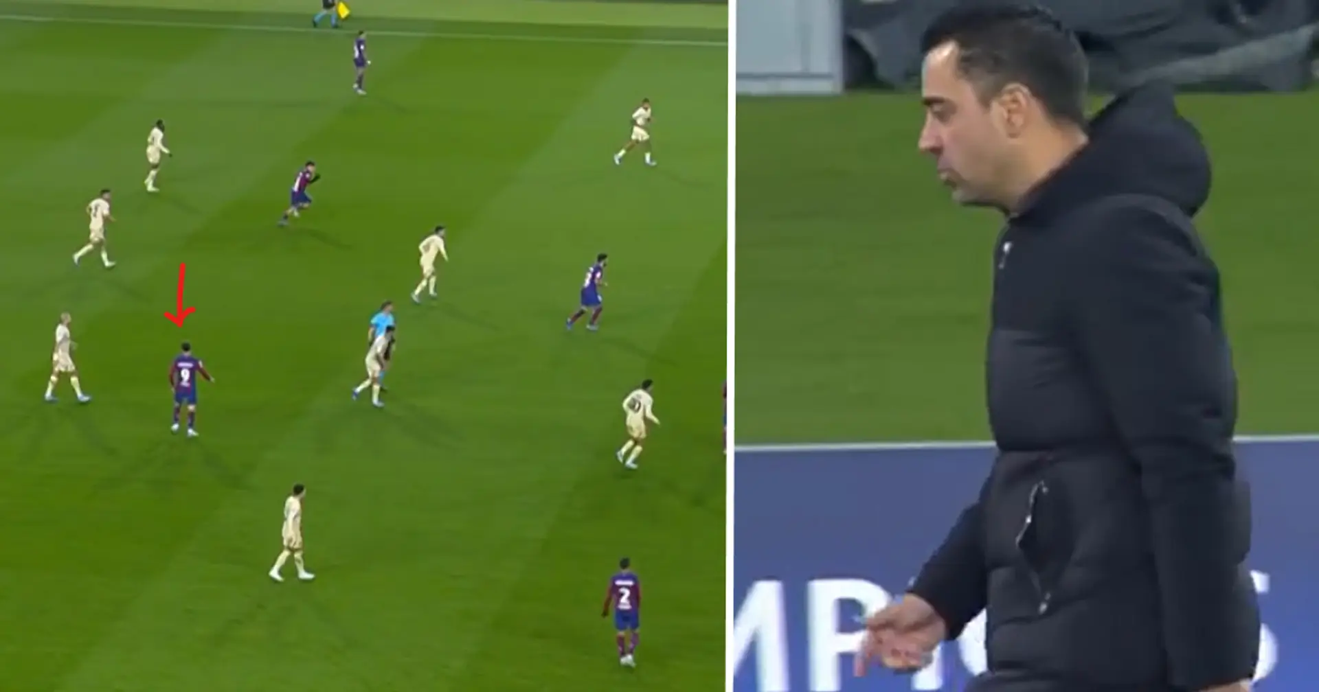 Spotted: Xavi yells at Lewandowski during Porto win, what he said picked up by mics