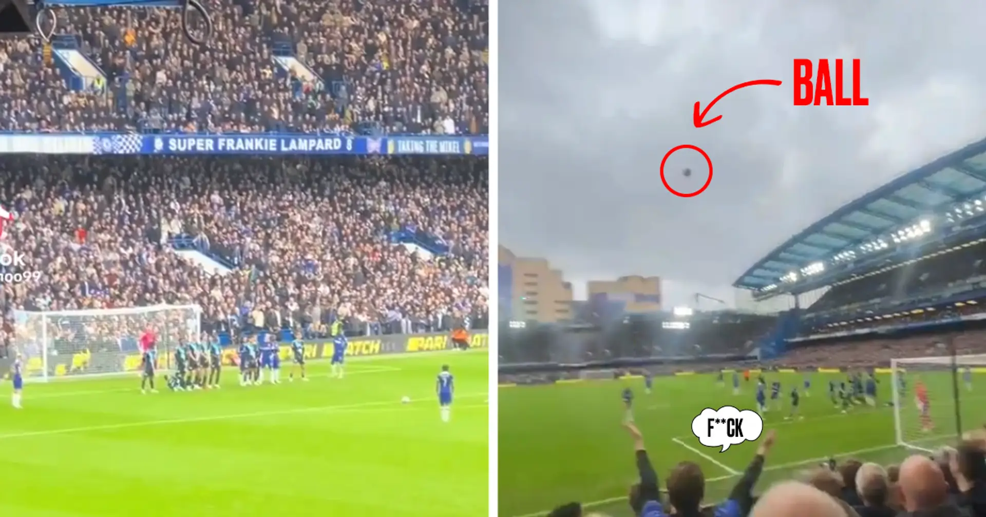 Raheem Sterling’s free kick vs. Leicester City from every possible angles  - listen to those boos 