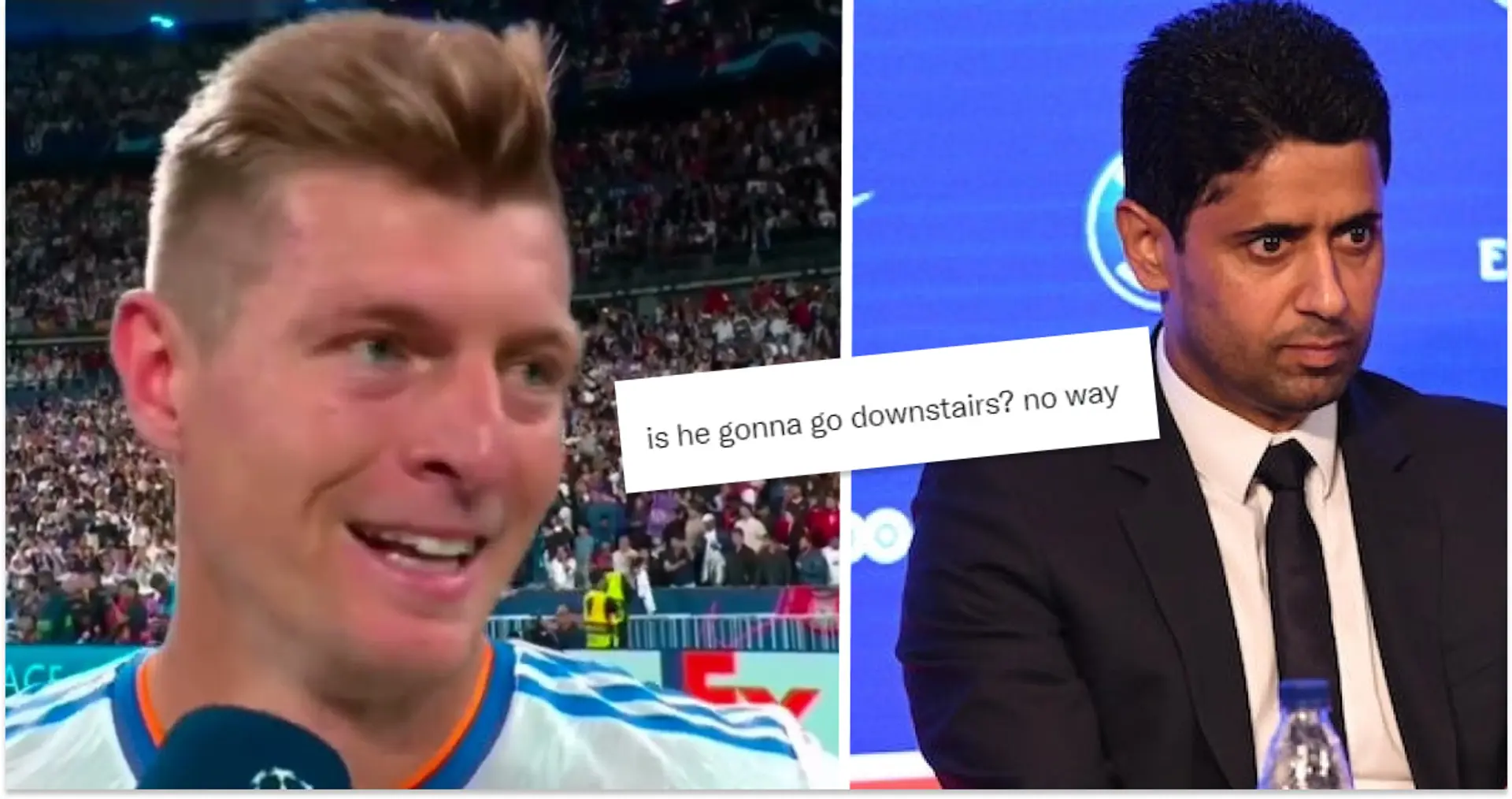 'So desperate to copy our success': Madrid fans aim dig at PSG after rumours of €100m offer to Kroos emerge