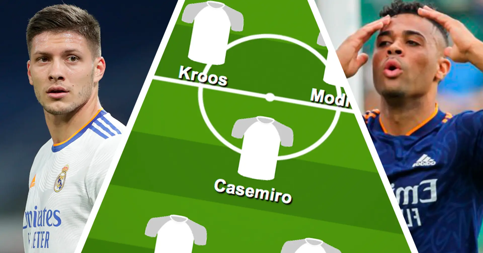 ¿Jovic o Mariano para reemplazar a Benzema? Elige tu XI favorito para el partido ante el Inter de Milán entre 2 opciones