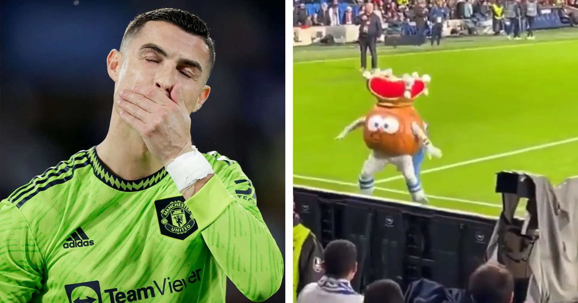 Caught on camera: Real Sociedad mascot does Ronaldo’s ‘SIUU’ celebrating after topping Europa League group