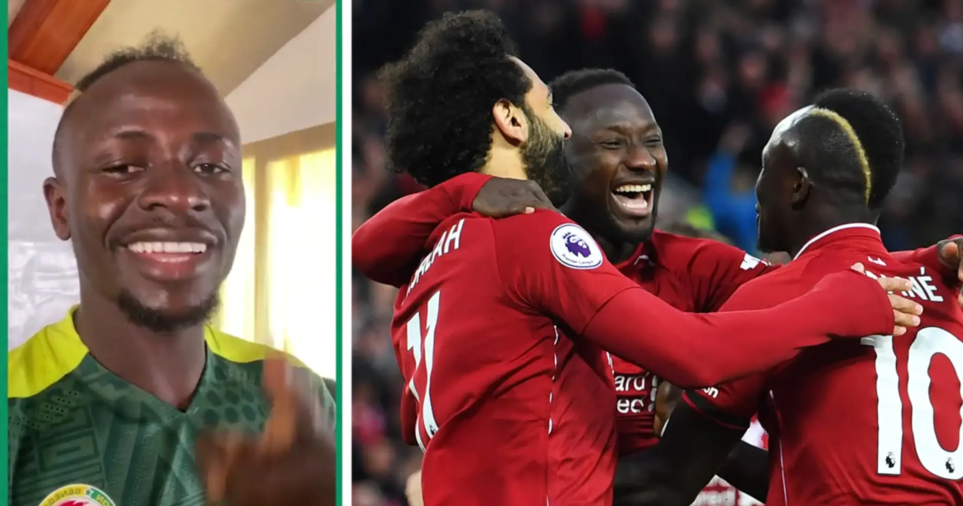 Sadio Mane sends wholesome message to Mo Salah and Naby Keita ahead of AFCON start