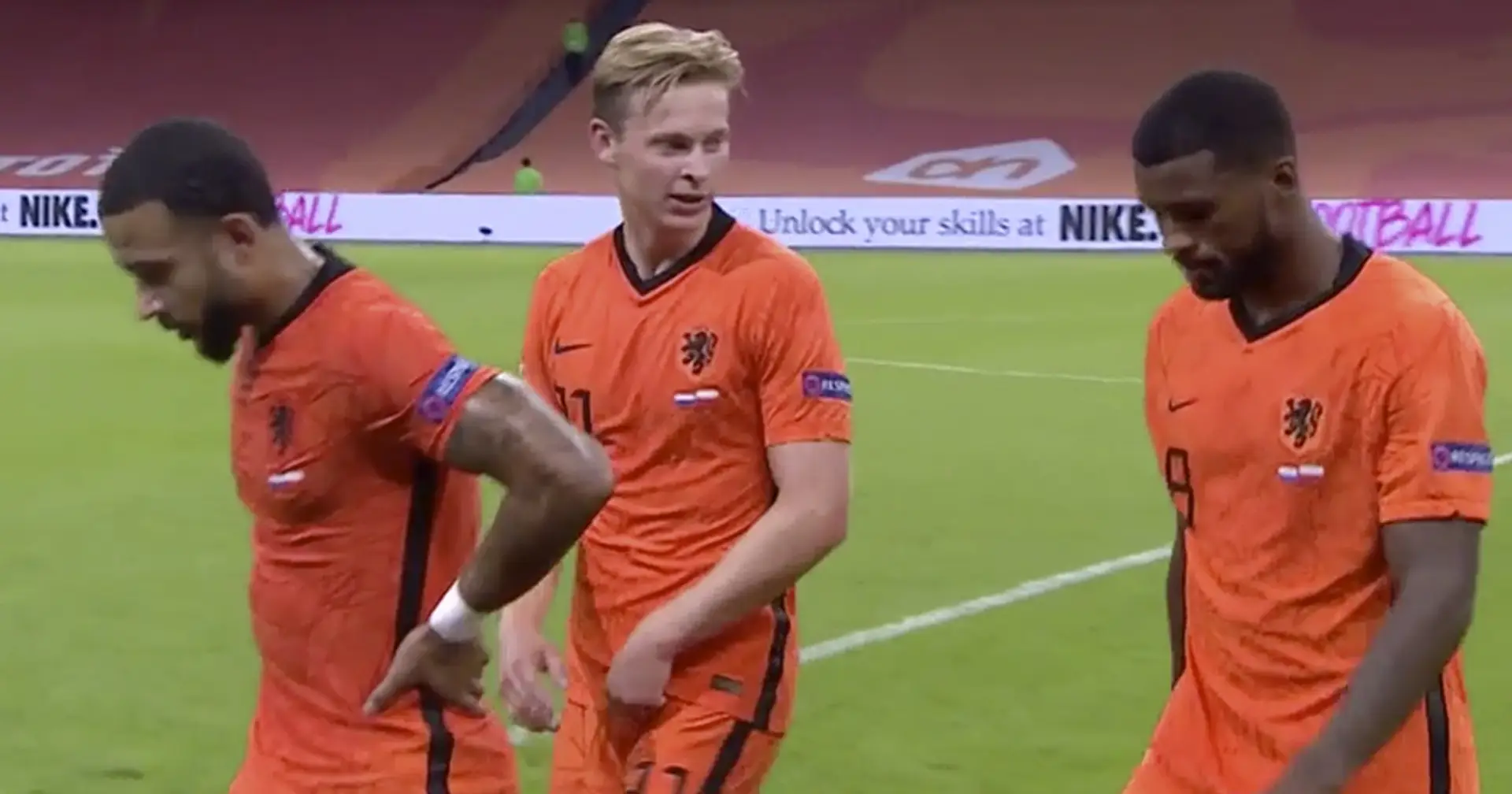 Barca's new trio in the making? De Jong, Wijnaldum and Depay seen leaving pitch altogether ahead of possible Barca link-up