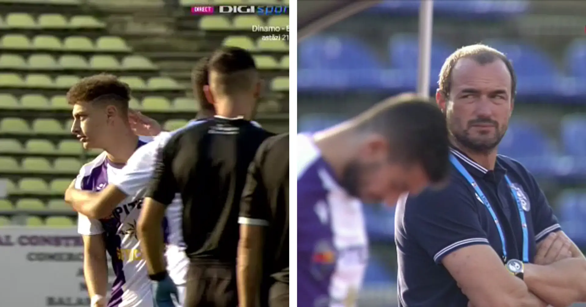 Romanian head coach subs off youngster on 1st minute for 3 games in row