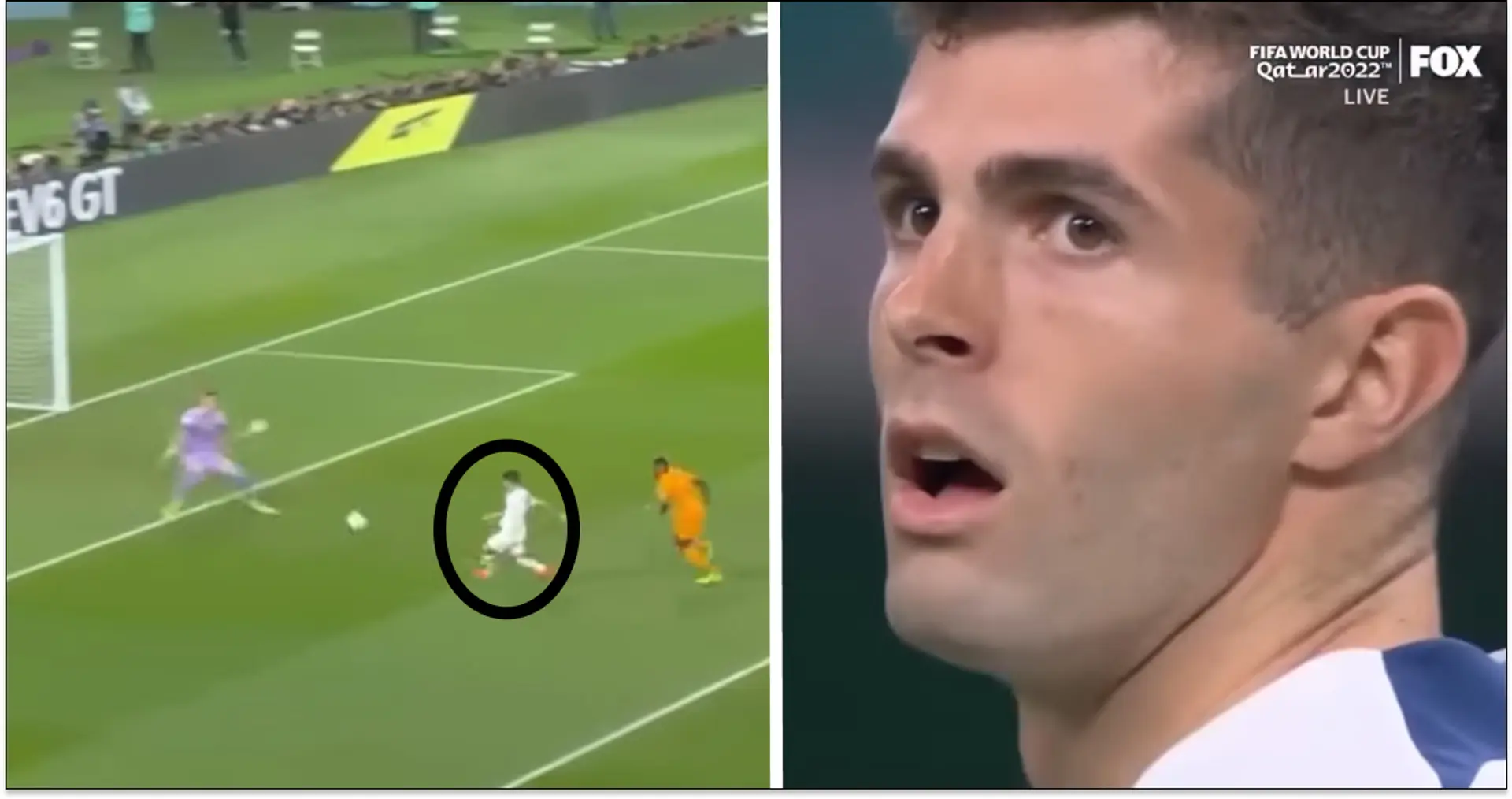 Pulisic misses great chance v Netherlands, says he didn't score because he thought he was offside