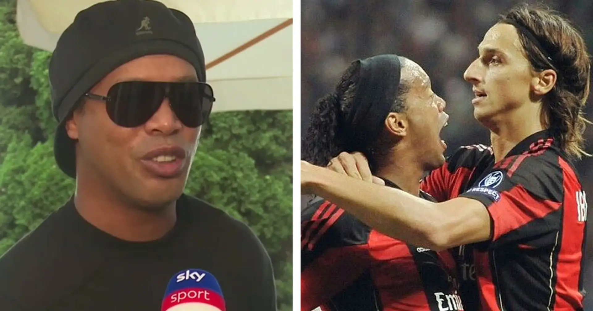 Ronaldinho esalta la grandezza di Zlatan Ibrahimovic: 'Nonostante i 40 anni fa bene al Milan'