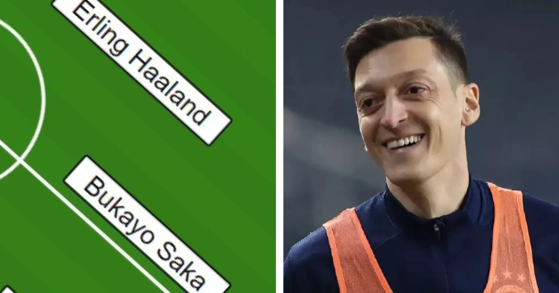 Mesut Ozil includes just one Arsenal player in his Champions League 'dream team'