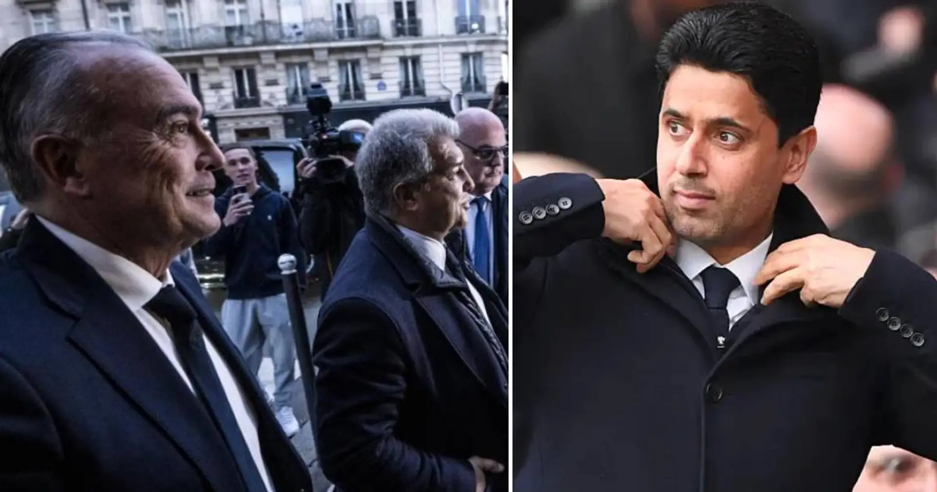 Le président du PSG, Nasser al-Khelaifi, manque un dîner avec les dirigeants du Barça - la raison dévoilée