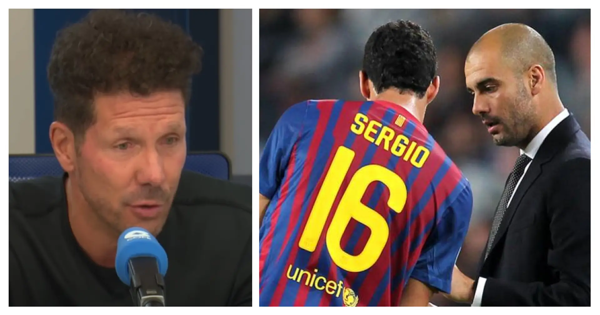 What Simeone told Pep about Busquets back a decade ago - kind of has to do with Messi