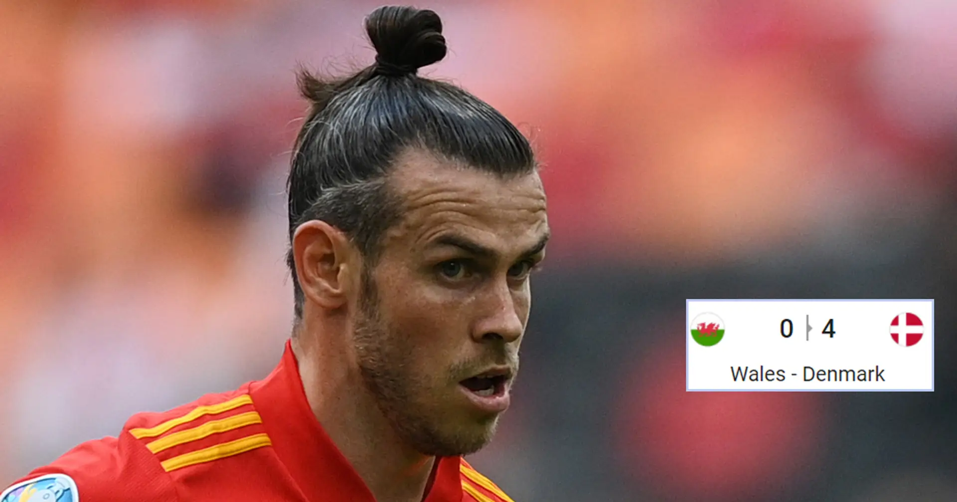 Bale becomes first Madrid player to be eliminated from Euro 2020 as Denmark destroy Wales