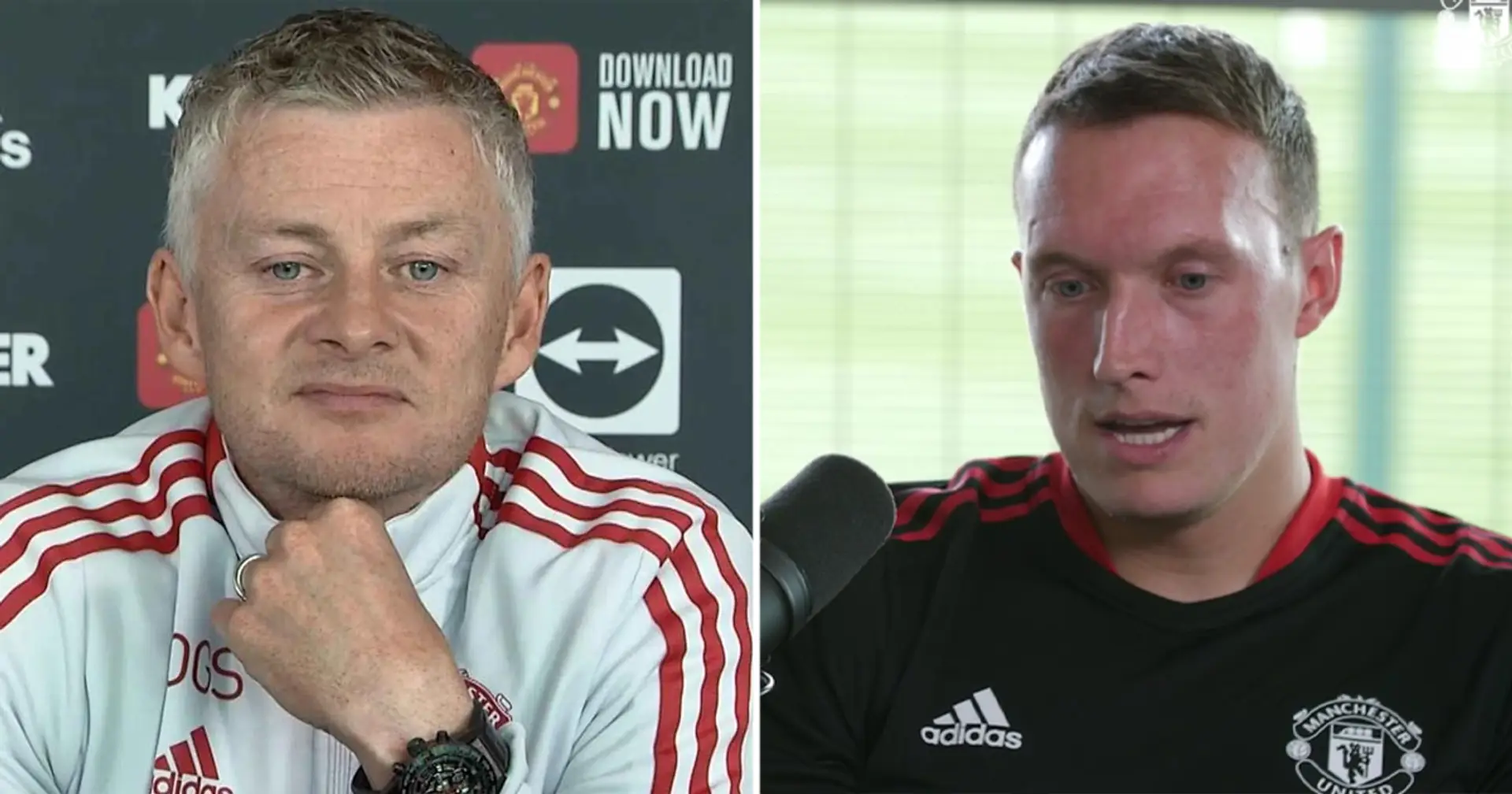 Phil Jones reveals what he told Solskjaer after manager's public show of support