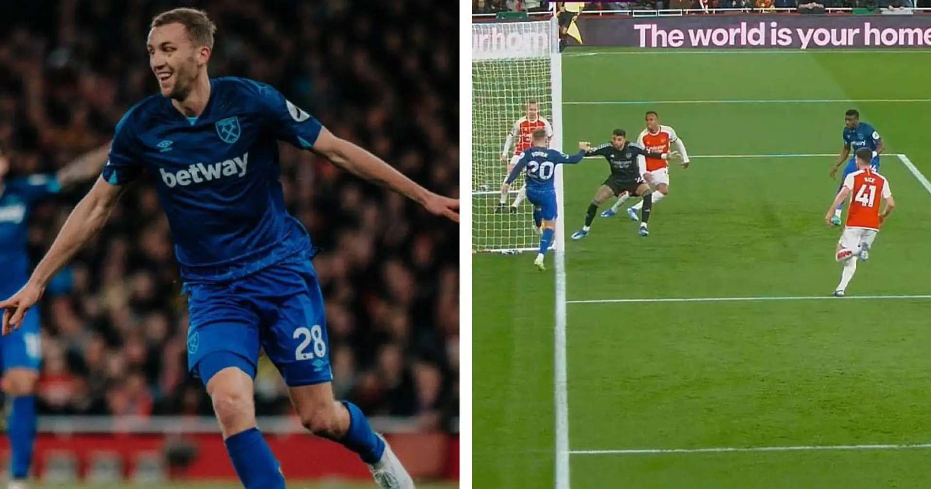 Why Soucek's goal vs Arsenal was given despite ball seemingly going over goalline: explained