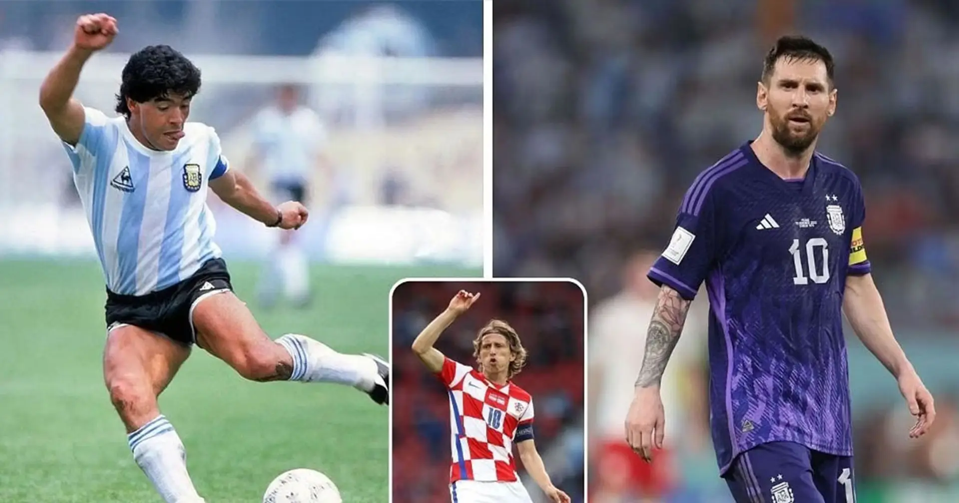 Luka Modric wählt zwischen Messi und Maradona