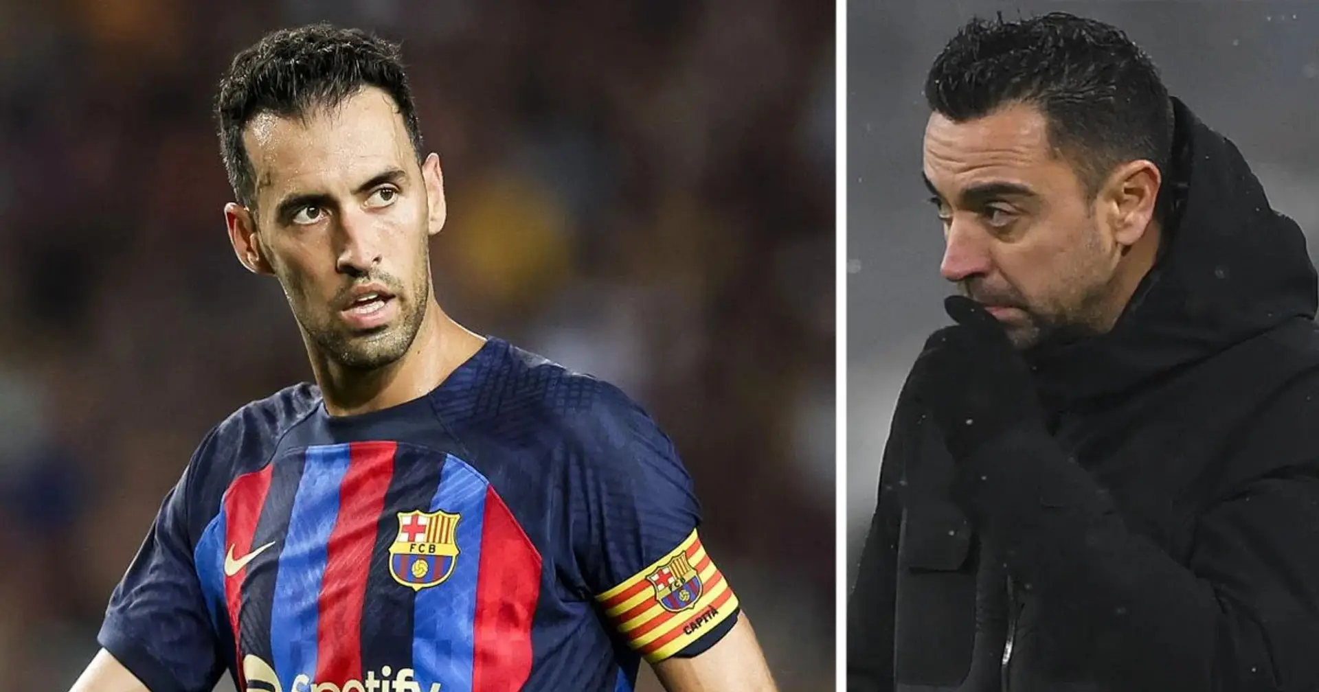 Xavi reportedly to ask Busquets to cut salary in half and stay for another year