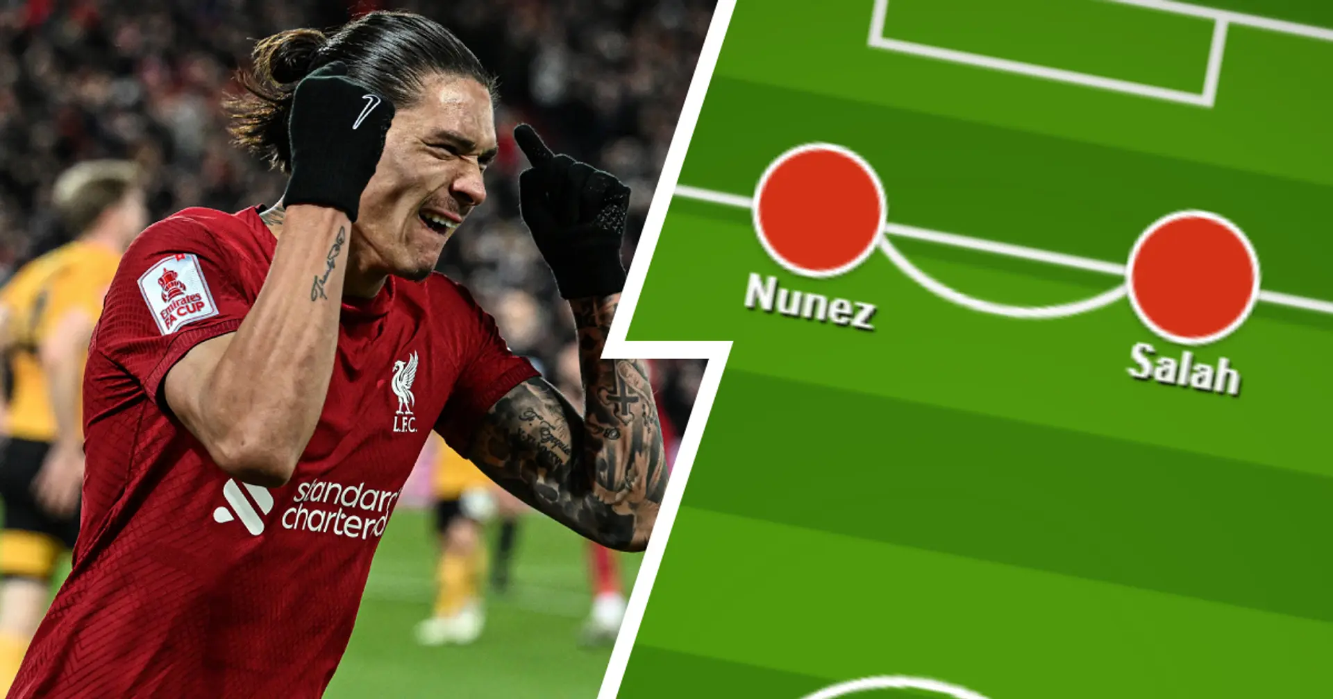 Four up front: fans select their preferred Liverpool XI vs Wolves