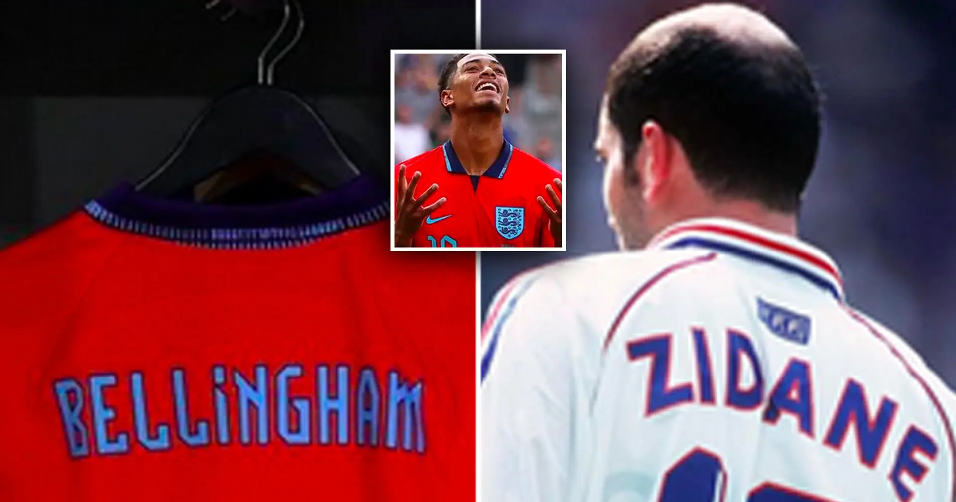Le numéro du maillot de Bellingham avec l'Angleterre repéré – cela rend la comparaison avec Zidane encore plus pertinente
