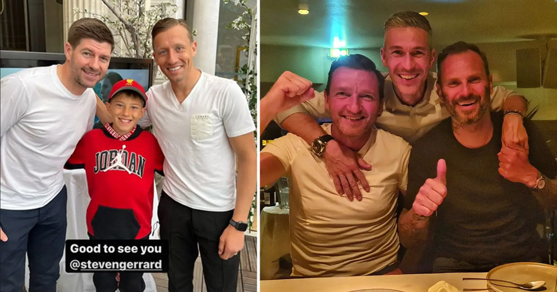 Gerrard, Lucas Leiva and 5 more ex-Reds spotted in Paris ahead of UCL final