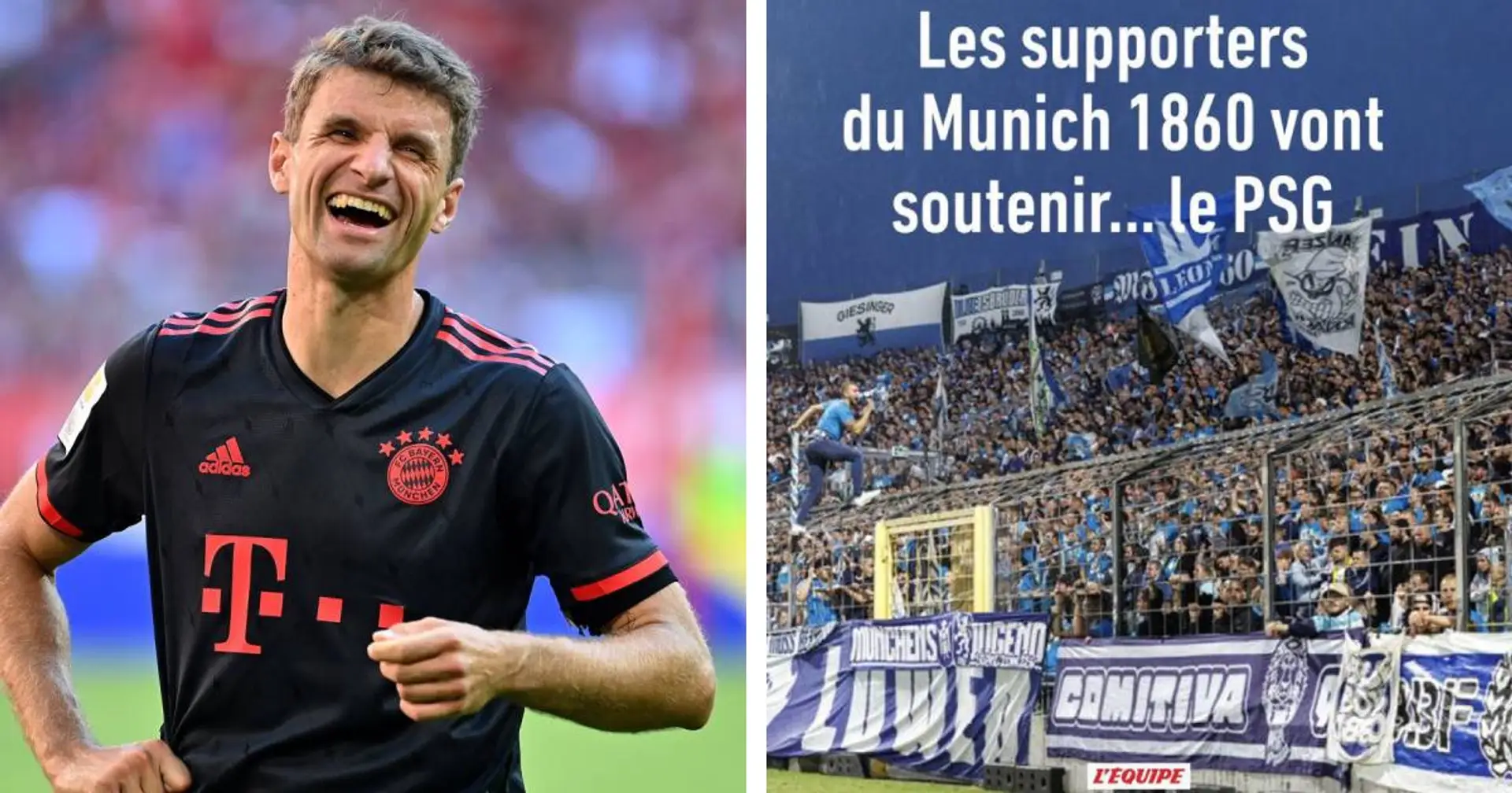 LOL! Die Fans von München 1860 werden PSG im Rückspiel gegen Bayern unterstützen