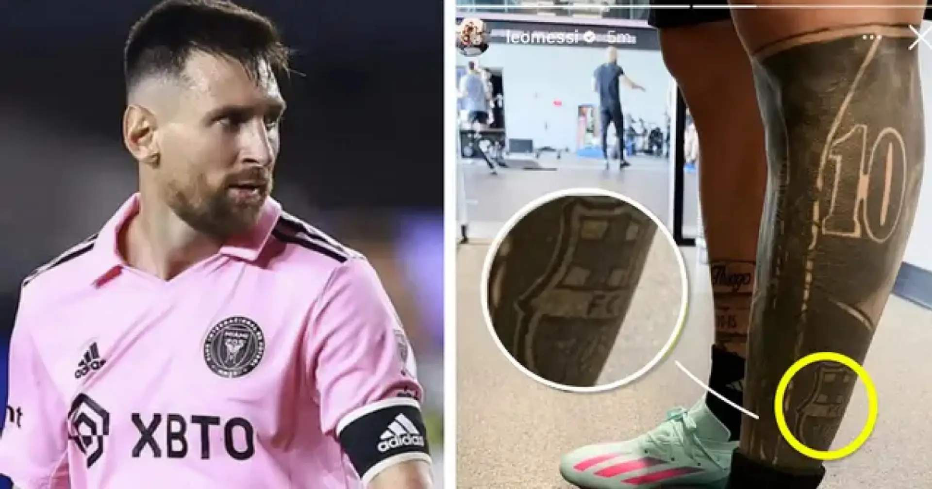 Messi zeigt sein Barça-Tattoo 24 Stunden nach Comeback-Gerüchten