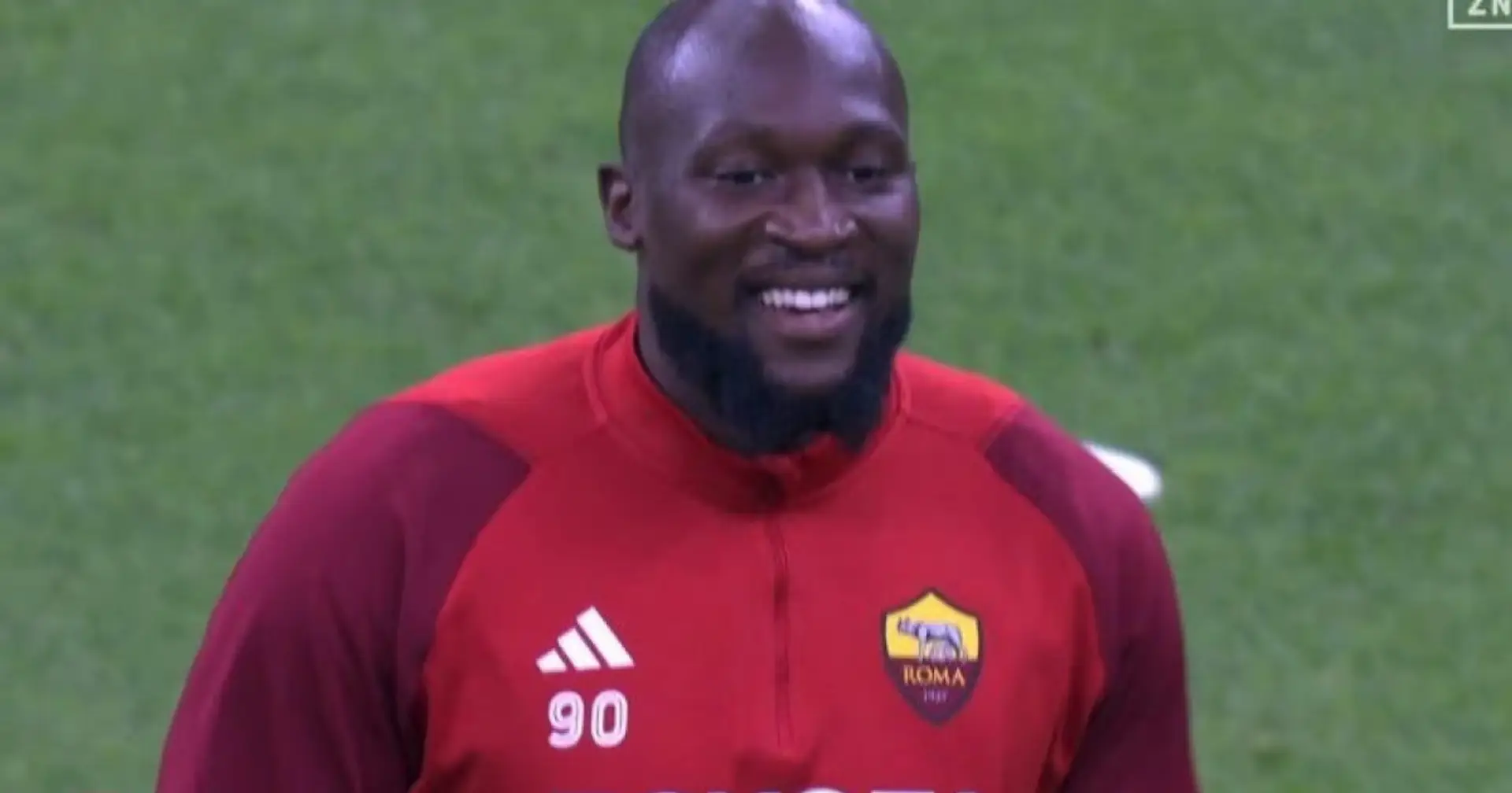 Romelu Lukaku welcomed by '40,000 whistles' on his Inter return with AS Roma
