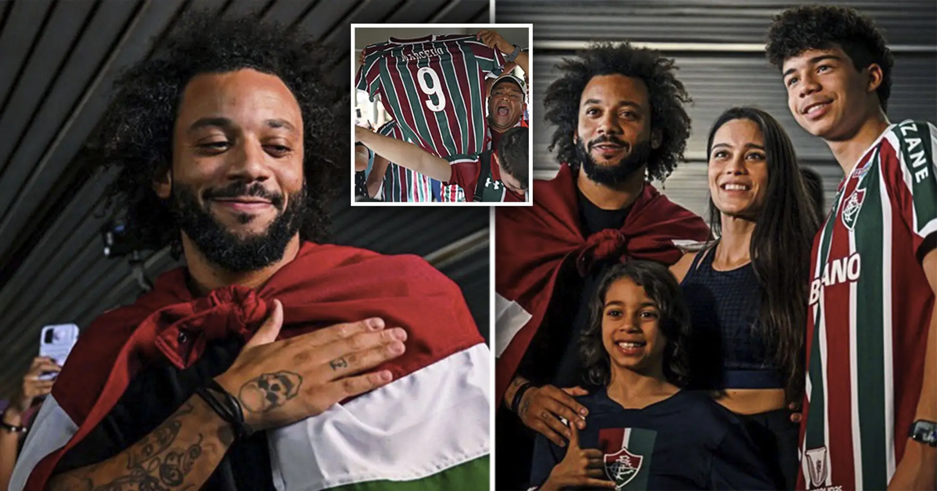 12 best pics as Marcelo comes back to boyhood club Fluminense after 16 years