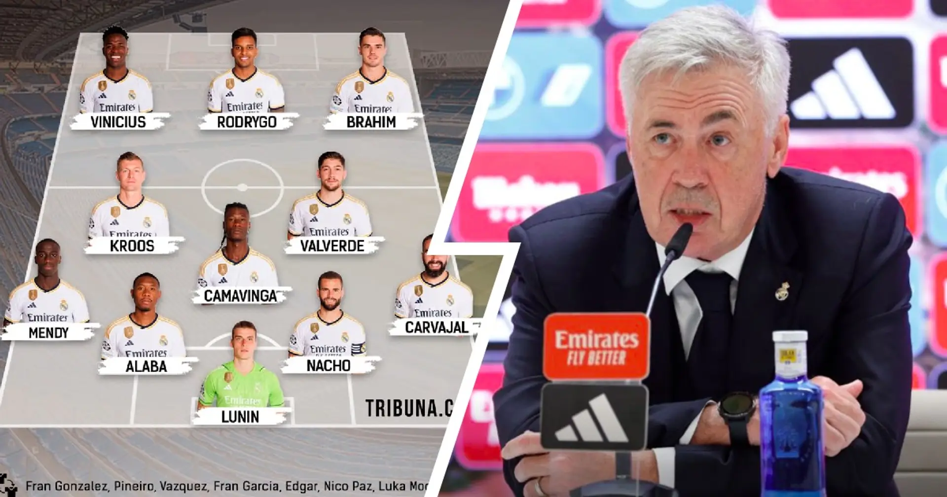 'He should've started': Ancelotti admits he's been unfair to ONE Real Madrid player