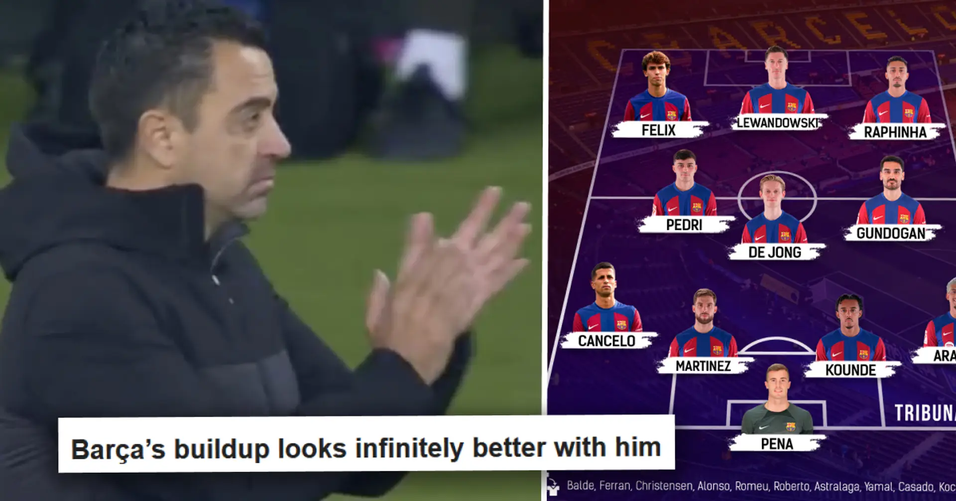 Fan wonders why Xavi benched one player who 'hasn't put a foot wrong' 