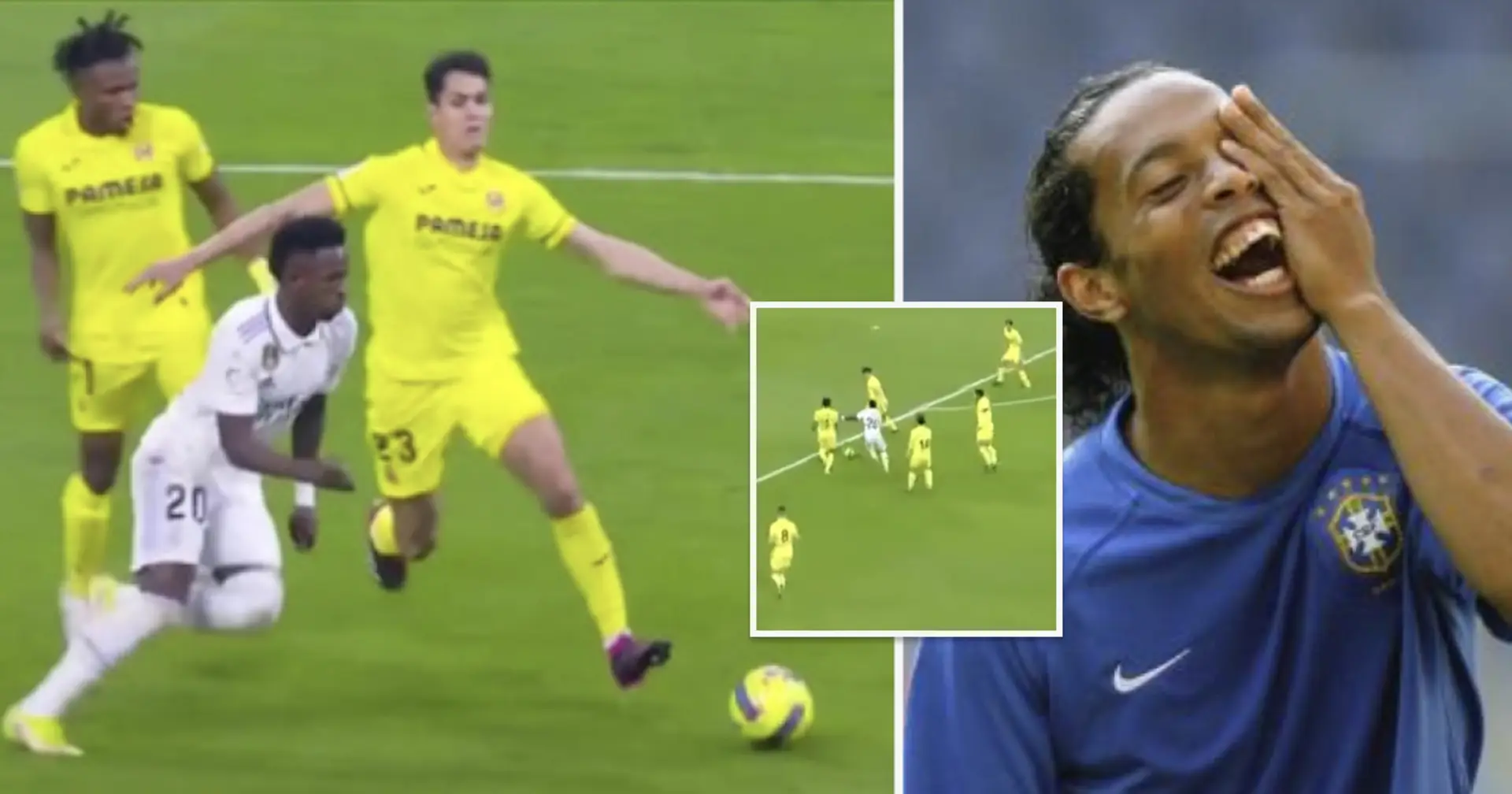 Watch: Vinicius unleashes inner Ronaldinho as he dances through Villarreal defense to score golazo