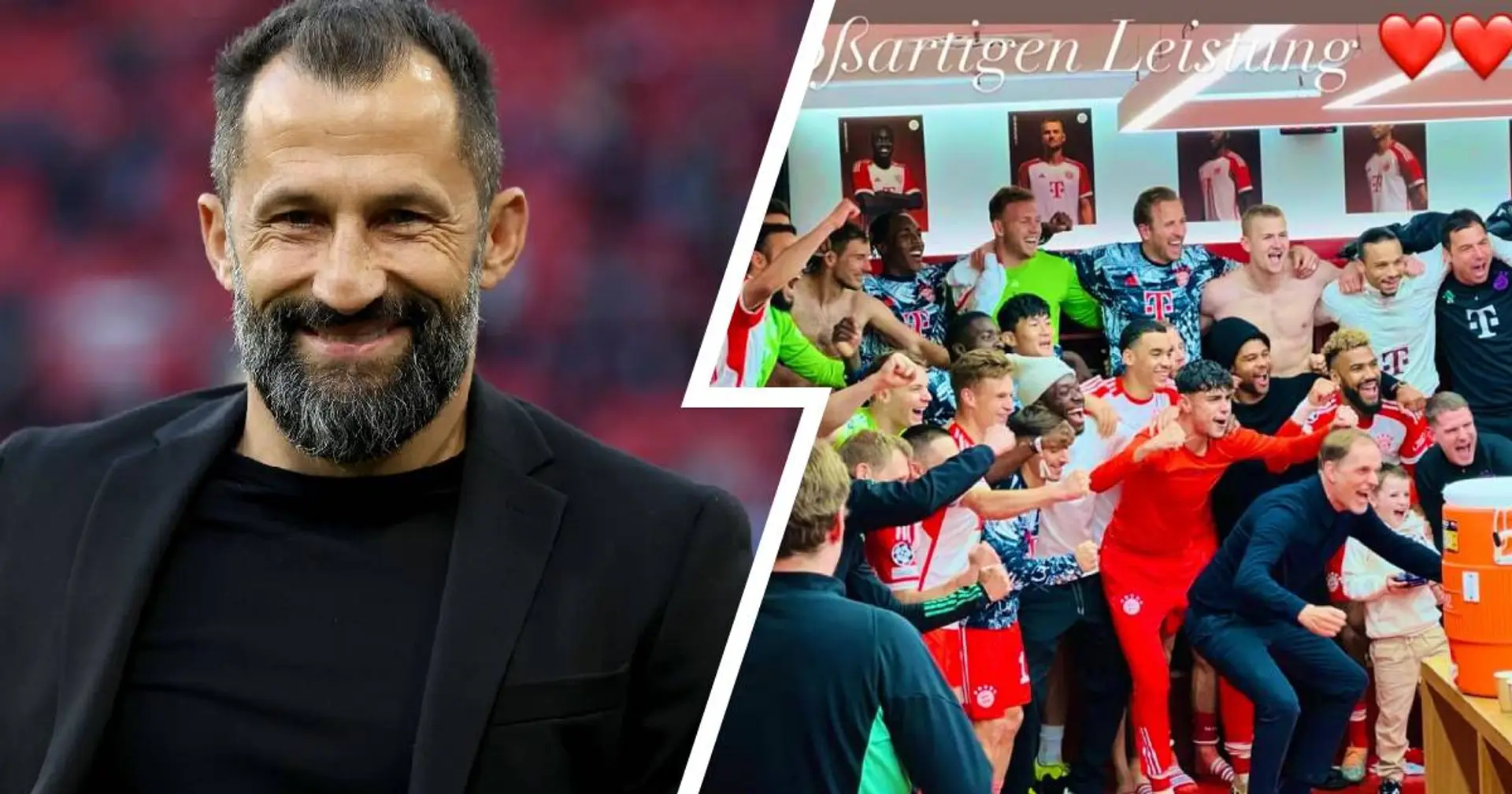 Er trägt den Verein in seinem Herzen: Hasan Salihamidzic gratulierte den Bayern nach 1:0 gegen Arsenal