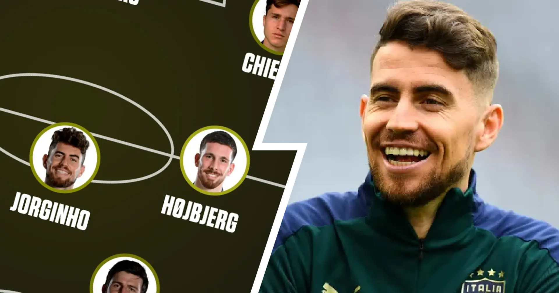 Jorginho selected for Euro 2020 Team of the Tournament, Mount misses out